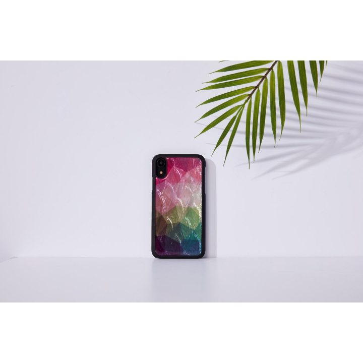 Juodas telefono dėklas iPhone XR