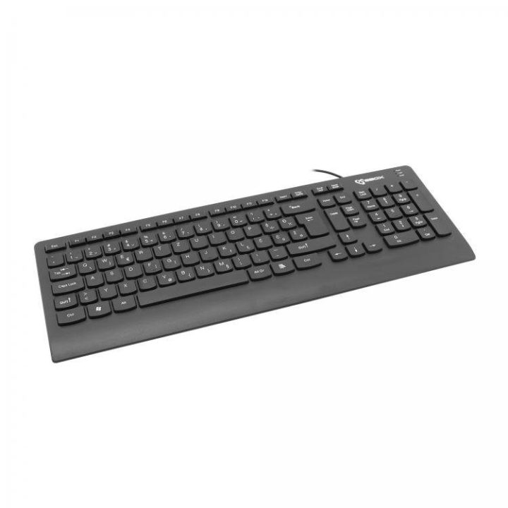 Laidinė USB klaviatūra Sbox K-20, juoda