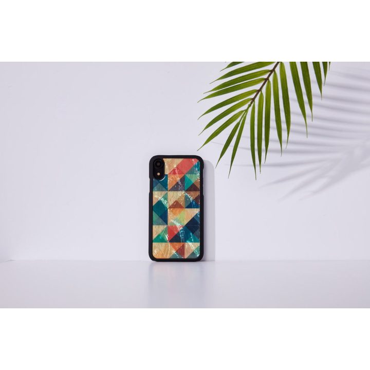 Telefono dėklas iPhone XR, juodas, mozaikinis