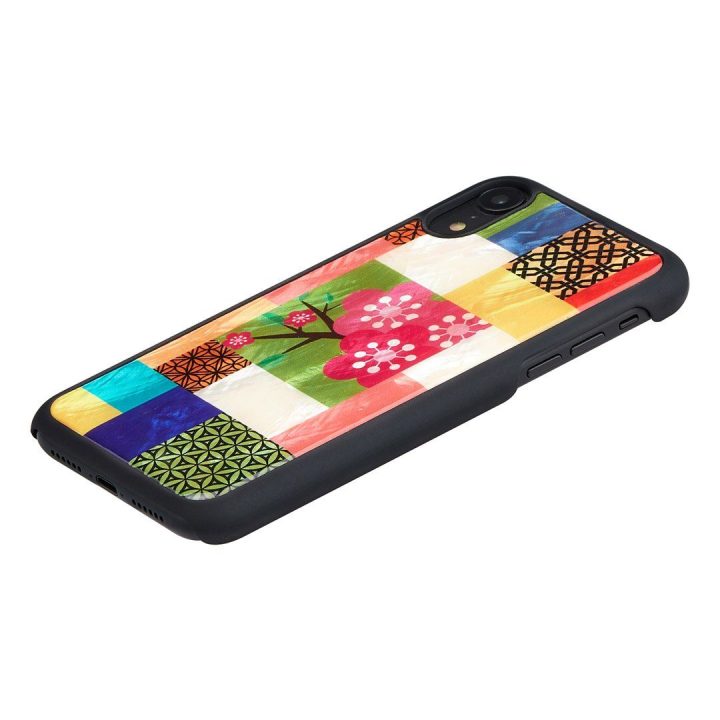 Juodas telefono dėklas iPhone XR
