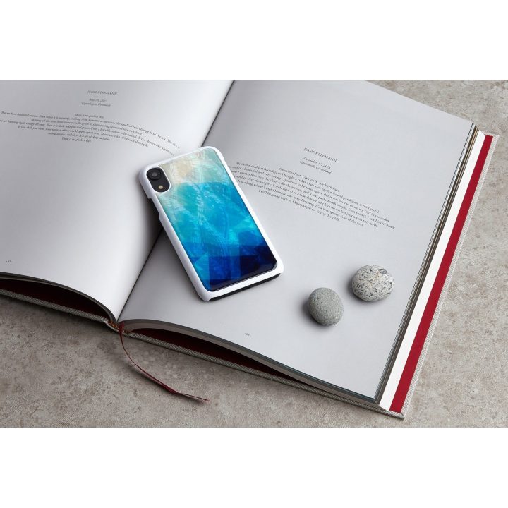 Telefono dėklas iPhone XR, Blue Lake White