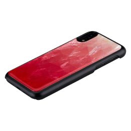 Rožinis su juoda telefono dėklas iPhone XR