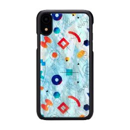 Juodas telefono dėklas iPhone XR modeliui