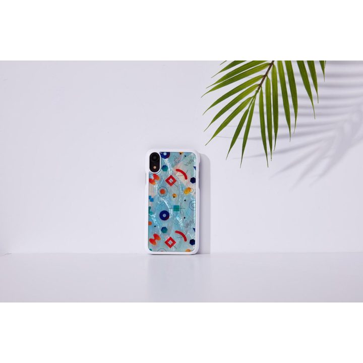 Baltas telefono dėklas iPhone XR