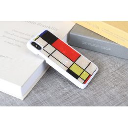 Telefono dėklas iPhone XS/S, Mondrian White