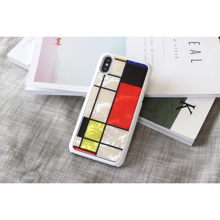Telefono dėklas iPhone XS/S, Mondrian White