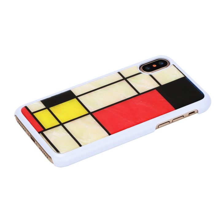 Telefono dėklas iPhone XS/S, Mondrian White