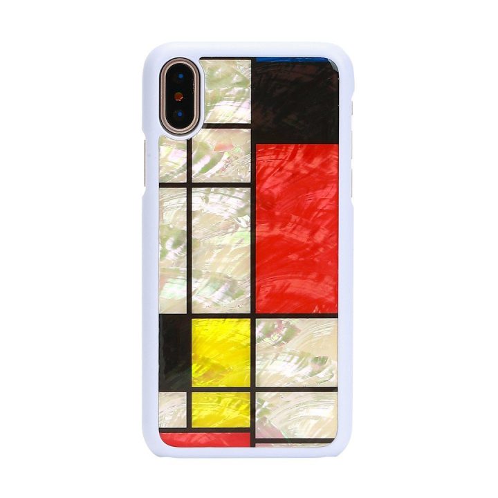 Telefono dėklas iPhone XS/S, Mondrian White