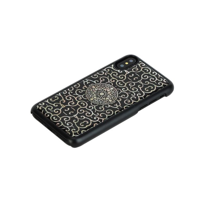 Juodas telefono dėklas iPhone XS/S „Liana“