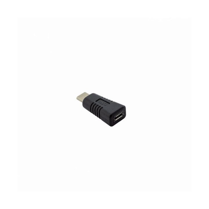 USB-C į Micro USB OTG adapteris, juodas