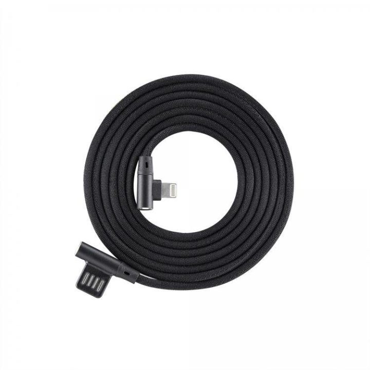 Juodas USB 8 kontaktų įkrovimo laidas „Sbox“, 1,5 m
