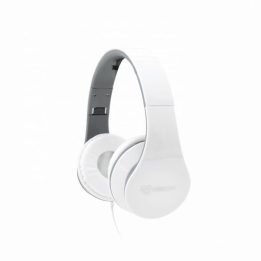 Baltos laidinės ausinės su mikrofonu Sbox HS-501 Blackberry White