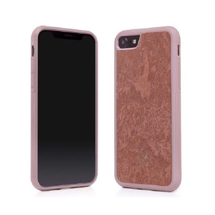 Telefono dėklas iPhone 7/8, rudas marmurinis