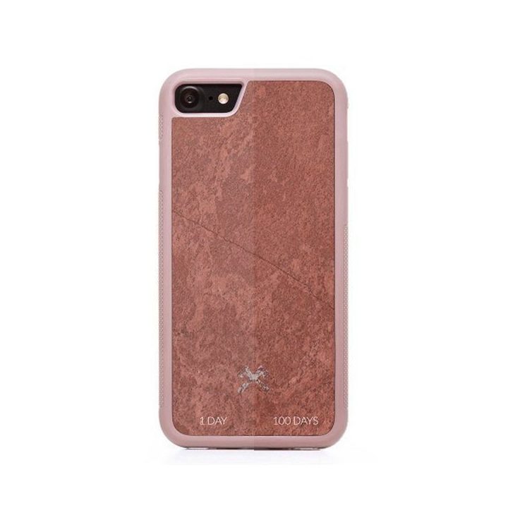 Telefono dėklas iPhone 7/8, rudas marmurinis