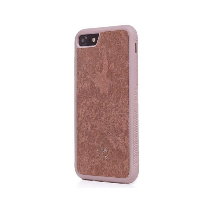 Telefono dėklas iPhone 7/8, rudas marmurinis