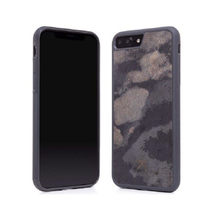 Telefono dėklas Woodcessories Stone Collection EcoCase iPhone 7 Plus / 8 Plus, pilkas