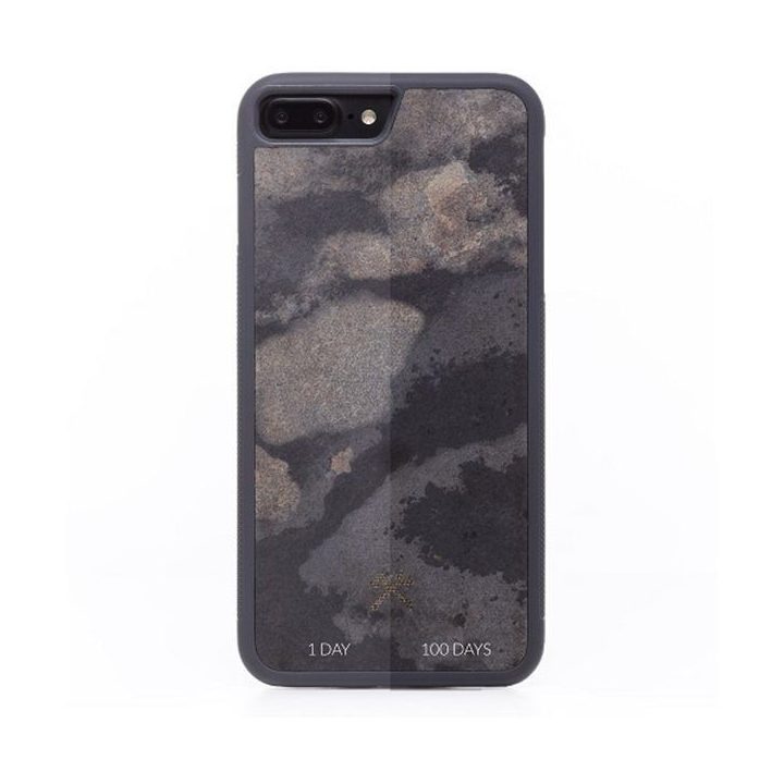 Telefono dėklas Woodcessories Stone Collection EcoCase iPhone 7 Plus / 8 Plus, pilkas
