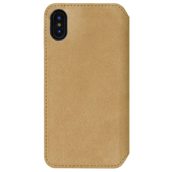 Krusell Broby 4 Card SlimWallet dėklas Apple iPhone XS Max, rudas