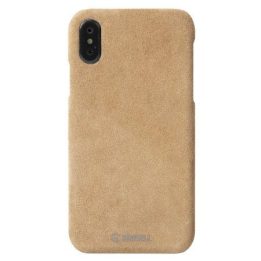 Krusell Broby telefono dėklas Apple iPhone X/XS, rudas
