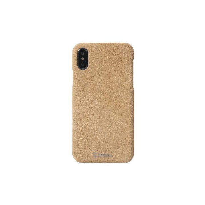 Krusell Broby telefono dėklas Apple iPhone X/XS, rudas