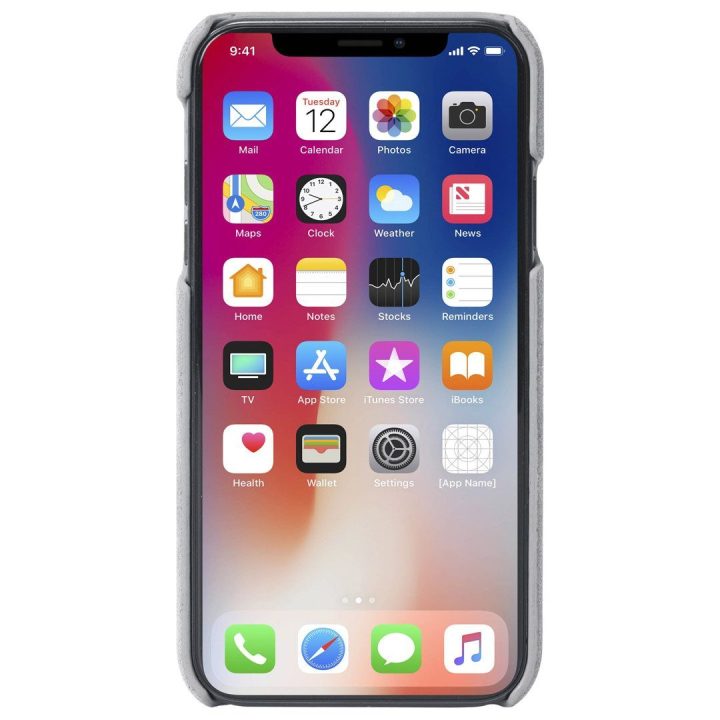 Pilkas telefono dėklas Apple iPhone Xs Max