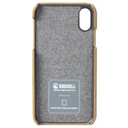 Telefono dėklas iPhone XS Max, rudas