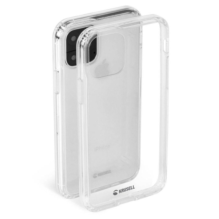Skaidrus telefono dėklas Krusell Kivik, skirtas iPhone 11 Pro