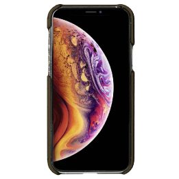 Telefono dėklas Apple iPhone 11 Pro Max, tamsiai rudas