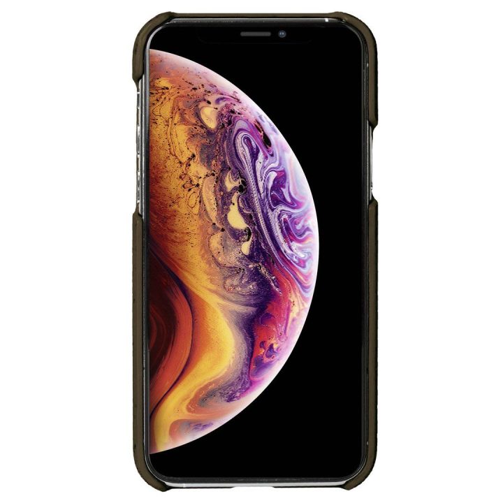 Telefono dėklas Apple iPhone 11 Pro Max, tamsiai rudas
