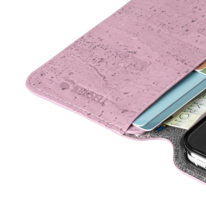 Rožinis telefono dėklas-pinigine Krusell Birka iPhone 11 Pro