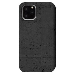 Juodas telefono dėklas Krusell Birka PhoneWallet iPhone 11 Pro Max