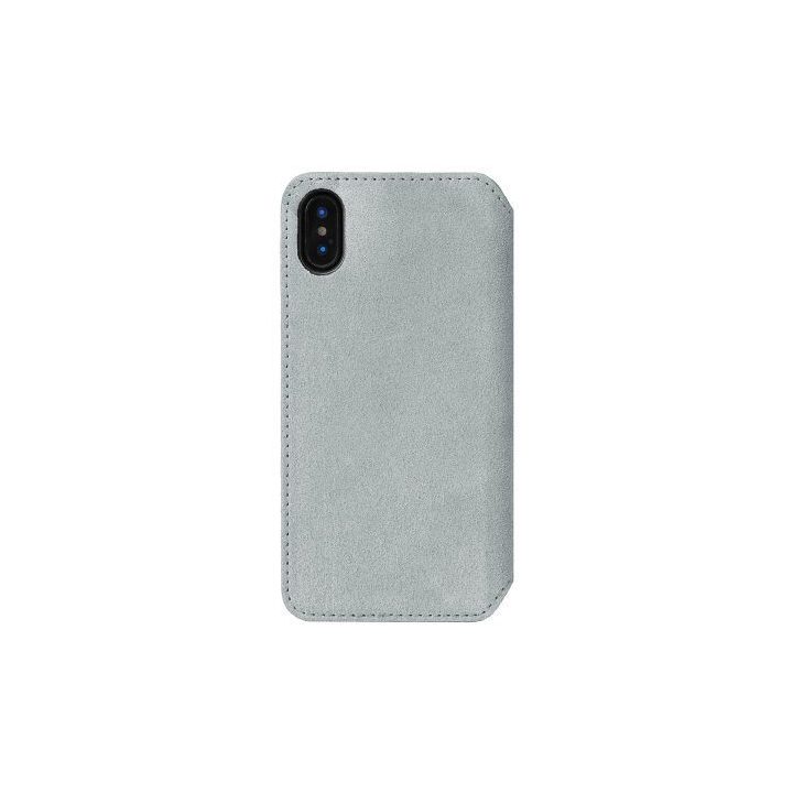 Pilkas telefono dėklas Krusell Broby 4 Card SlimWallet iPhone X/XS