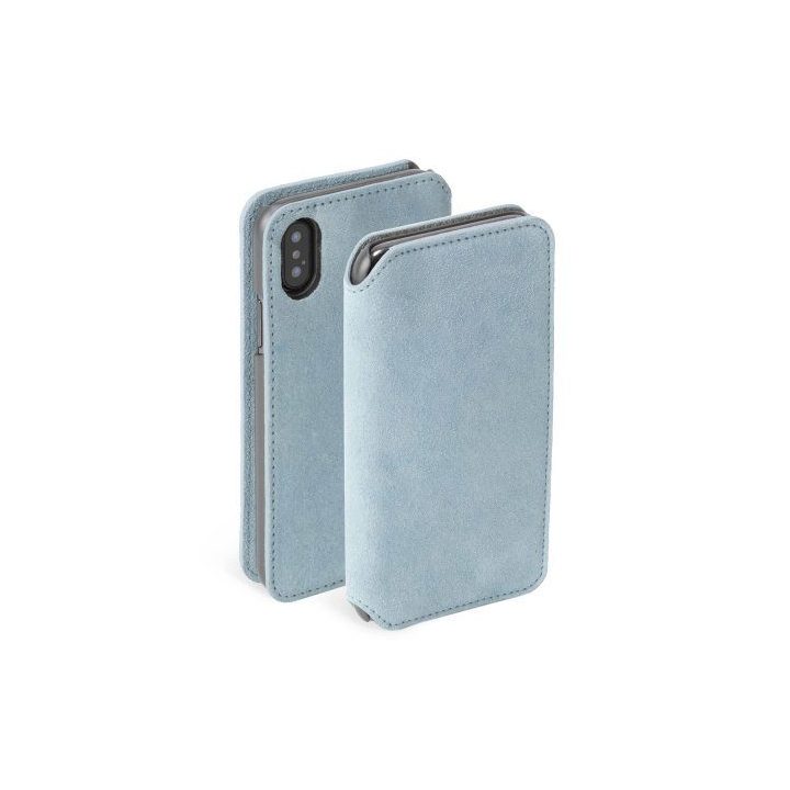 Mėlynas telefono dėklas Krusell Broby 4 Card SlimWallet iPhone X/XS