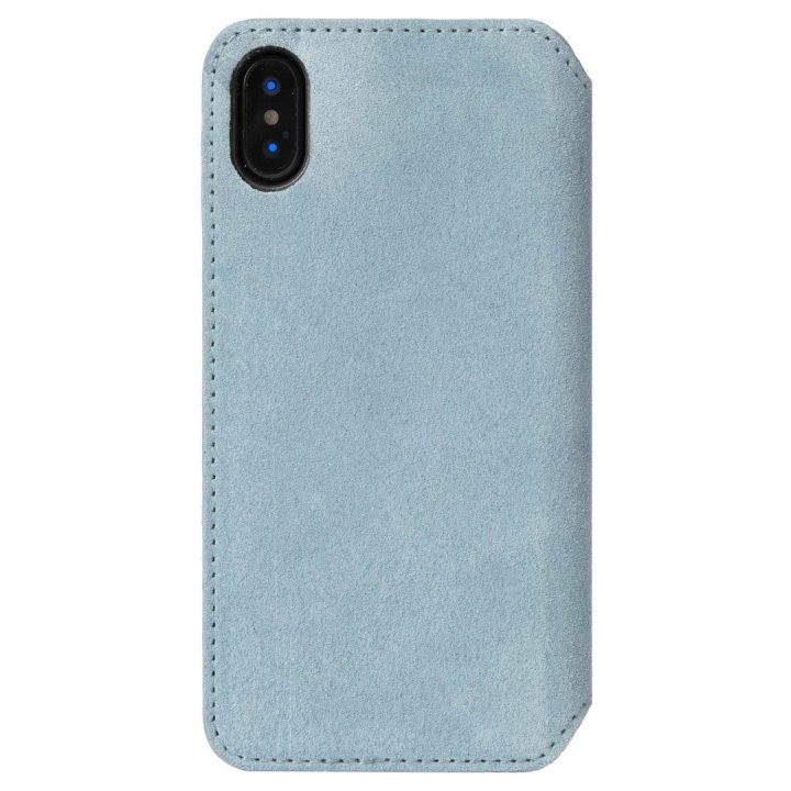 Krusell Broby Folio telefono dėklas iPhone Xs Max, mėlynas