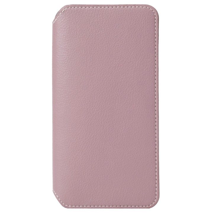 Rožinis folio dėklas iPhone Xs Max telefonui su 4 kortelių vietomis