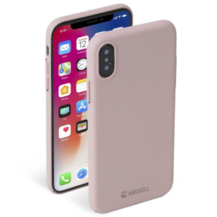 Rožinis telefono dėklas Apple iPhone X/XS
