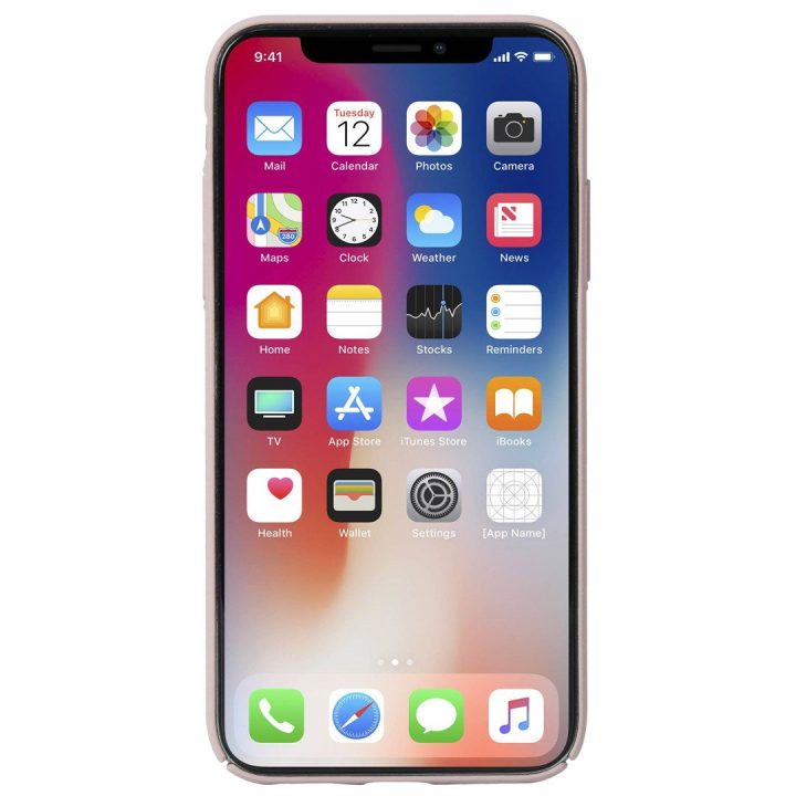 Rožinis telefono dėklas Apple iPhone X/XS
