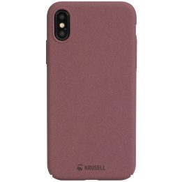 Krusell Sandby piniginės tipo dėklas iPhone X/XS, burgundiškas