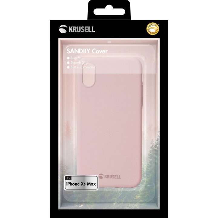 Rožinis telefono dėklas iPhone XS Max