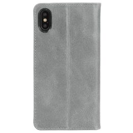 Krusell Sunne 4 Card FolioWallet telefono dėklas iPhone Xs Max, pilkas