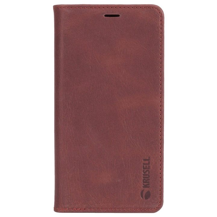 Telefono dėklas Krusell Sunne 4 Card Folio iPhone Xs Max, raudonas