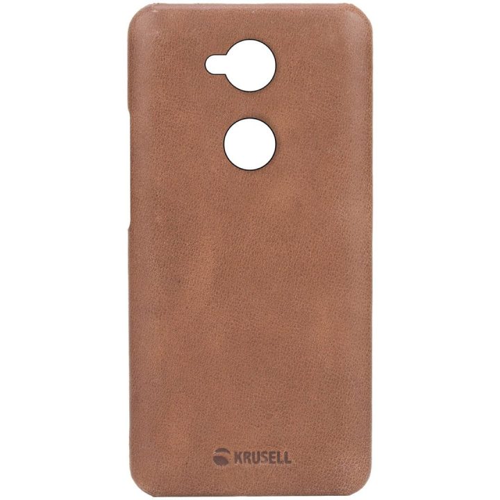 Rudas odinis dėklas Sony Xperia L2