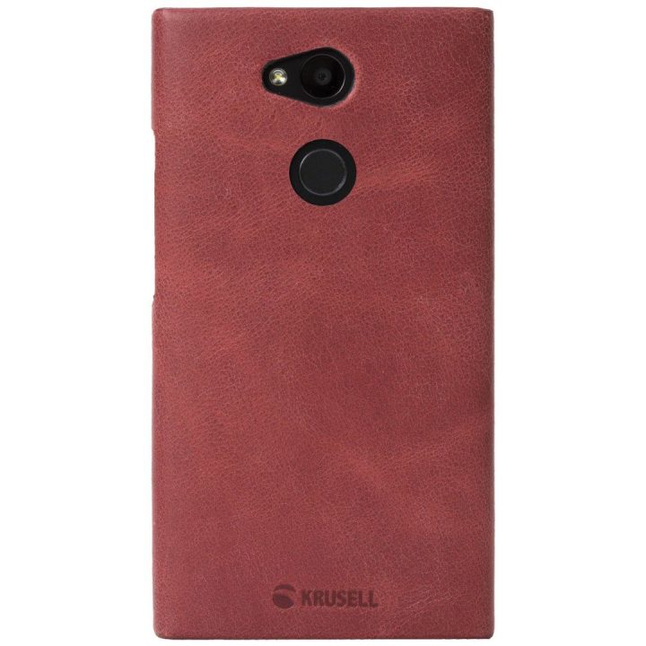 Raudonas telefono dėklas Krusell Sunne Cover Sony Xperia L2