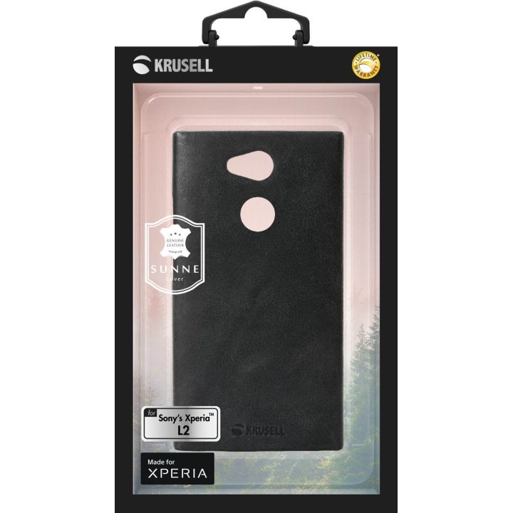 Odinis telefono dėklas Sony Xperia L2, juodas