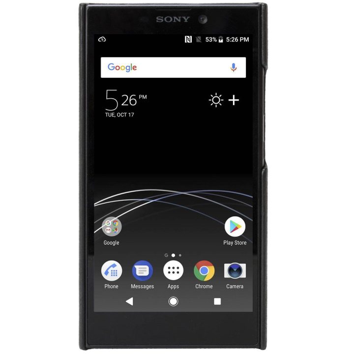 Odinis telefono dėklas Sony Xperia L2, juodas