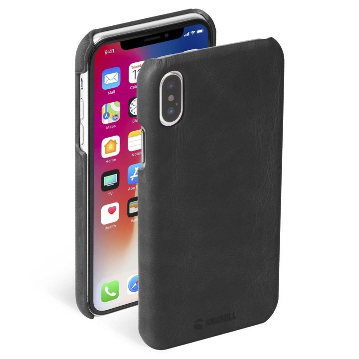 Juodas telefono dėklas iPhone XS Max