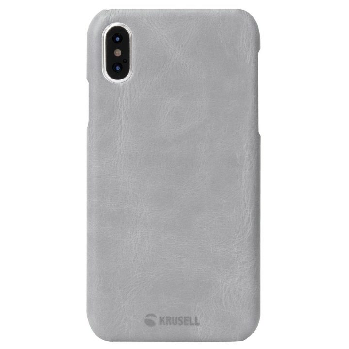 Pilkas telefono dėklas Krusell Sunne Cover Apple iPhone XS