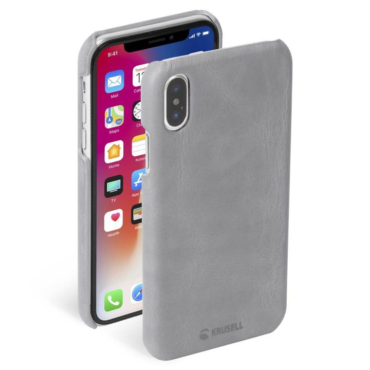 Pilkas telefono dėklas Krusell Sunne Cover Apple iPhone XS