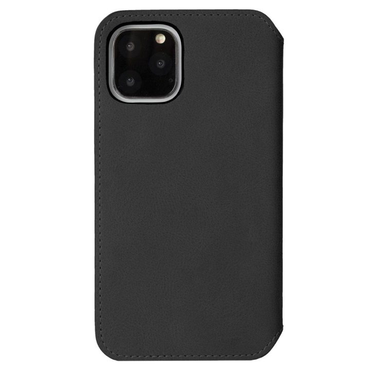 Juodas telefono dėklas-piniginė iPhone 11 Pro Max
