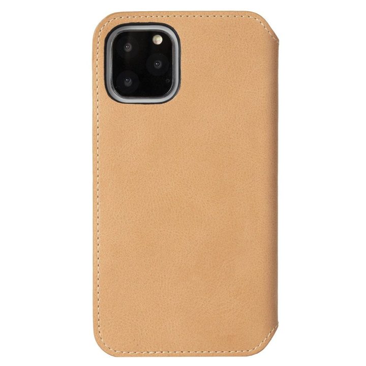 Krusell Sunne telefono dėklas-piniginė iPhone 11 Pro Max, vintage nude